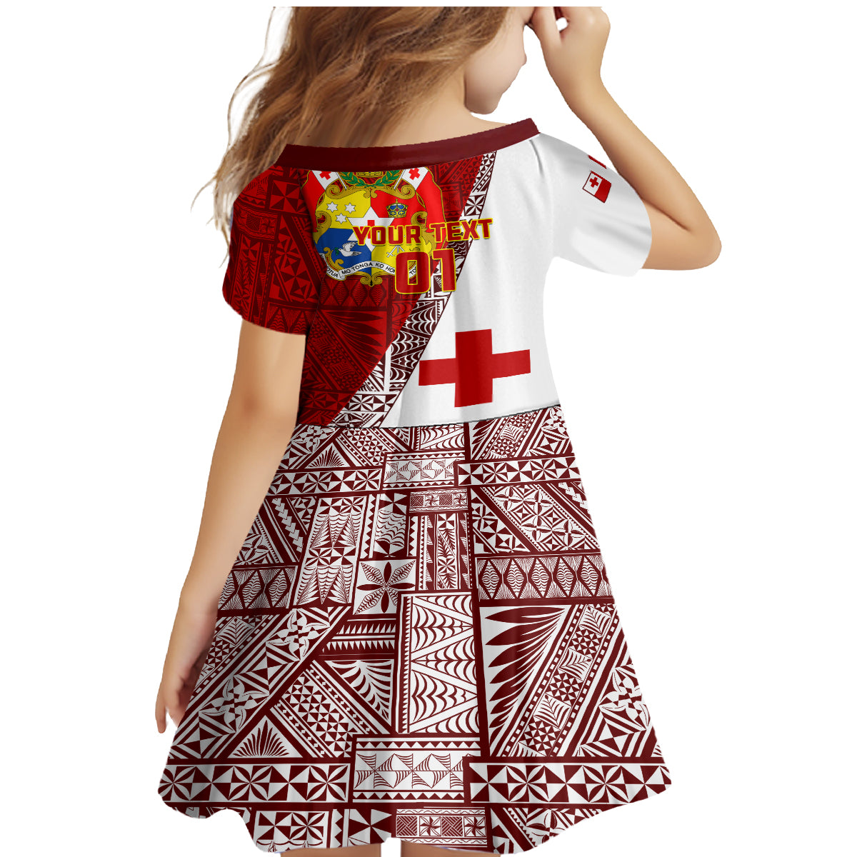 Custom Tonga Rugby Family Matching Mermaid Dress and Hawaiian Shirt Tongan Go 2023 World Cup LT01 - Polynesian Pride