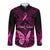personalised-pink-out-long-sleeve-button-shirt-breast-cancer-awareness-polynesian-pattern-black-version