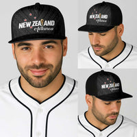Football New Zealand Baseball Net Cap Aotearoa United Black Version - Polynesian Pride