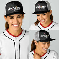 Football New Zealand Baseball Net Cap Aotearoa United Black Version - Polynesian Pride