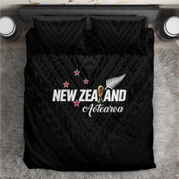 Football New Zealand Bedding Set Aotearoa United Black Version - Polynesian Pride