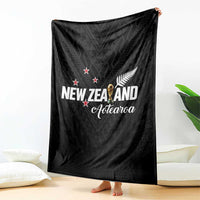 Football New Zealand Blanket Aotearoa United Black Version - Polynesian Pride