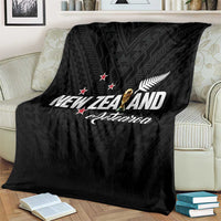 Football New Zealand Blanket Aotearoa United Black Version - Polynesian Pride