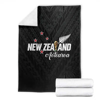 Football New Zealand Blanket Aotearoa United Black Version - Polynesian Pride