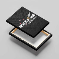 Football New Zealand Canvas Wall Art Aotearoa United Black Version - Polynesian Pride