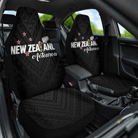 Football New Zealand Car Seat Cover Aotearoa United Black Version - Polynesian Pride