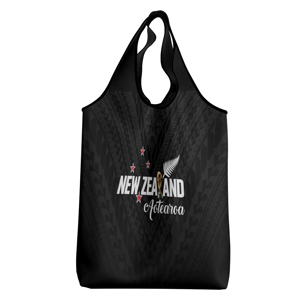 Football New Zealand Grocery Bag Aotearoa United Black Version - Polynesian Pride