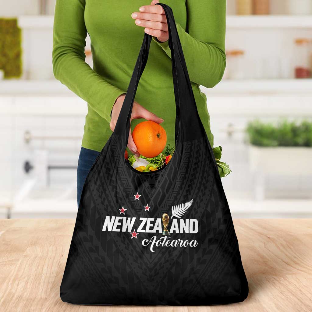 Football New Zealand Grocery Bag Aotearoa United Black Version - Polynesian Pride