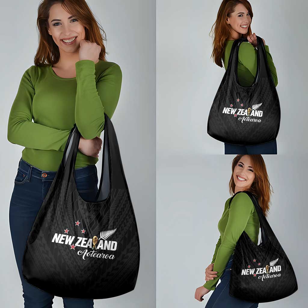 Football New Zealand Grocery Bag Aotearoa United Black Version - Polynesian Pride