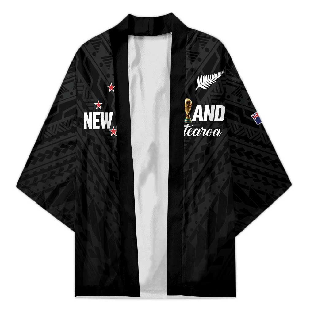 Custom Football New Zealand Kimono Aotearoa United Black Version - Polynesian Pride