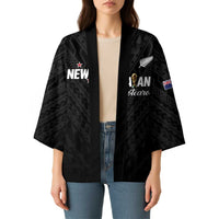 Custom Football New Zealand Kimono Aotearoa United Black Version - Polynesian Pride