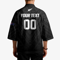 Custom Football New Zealand Kimono Aotearoa United Black Version - Polynesian Pride