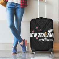 Football New Zealand Luggage Cover Aotearoa United Black Version - Polynesian Pride