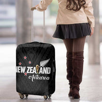 Football New Zealand Luggage Cover Aotearoa United Black Version - Polynesian Pride