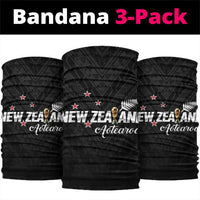 Football New Zealand Neck Gaiter Aotearoa United Black Version - Polynesian Pride