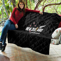 Football New Zealand Quilt Aotearoa United Black Version - Polynesian Pride