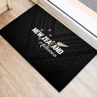 Football New Zealand Rubber Doormat Aotearoa United Black Version - Polynesian Pride