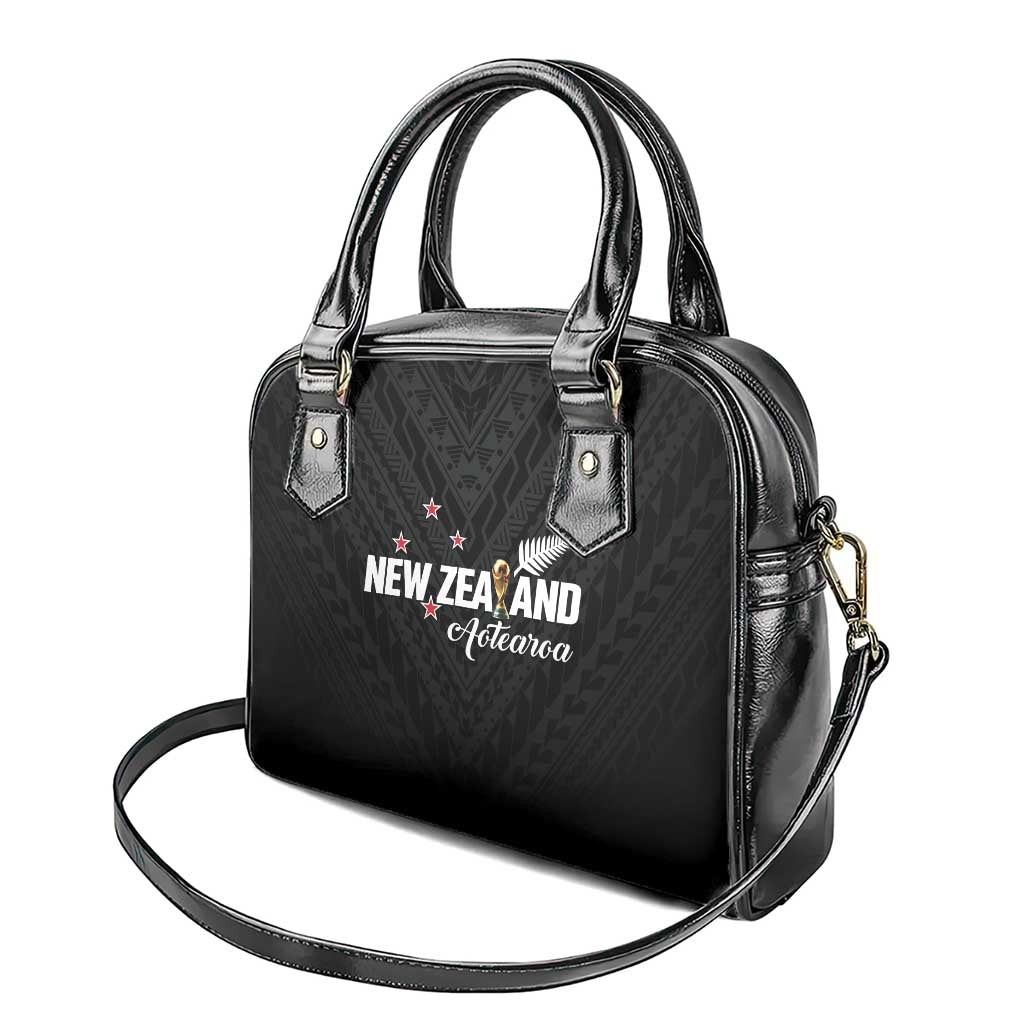 Football New Zealand Shoulder Handbag Aotearoa United Black Version - Polynesian Pride