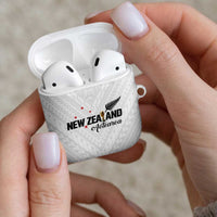 Football New Zealand AirPods Case Aotearoa United White Version - Polynesian Pride