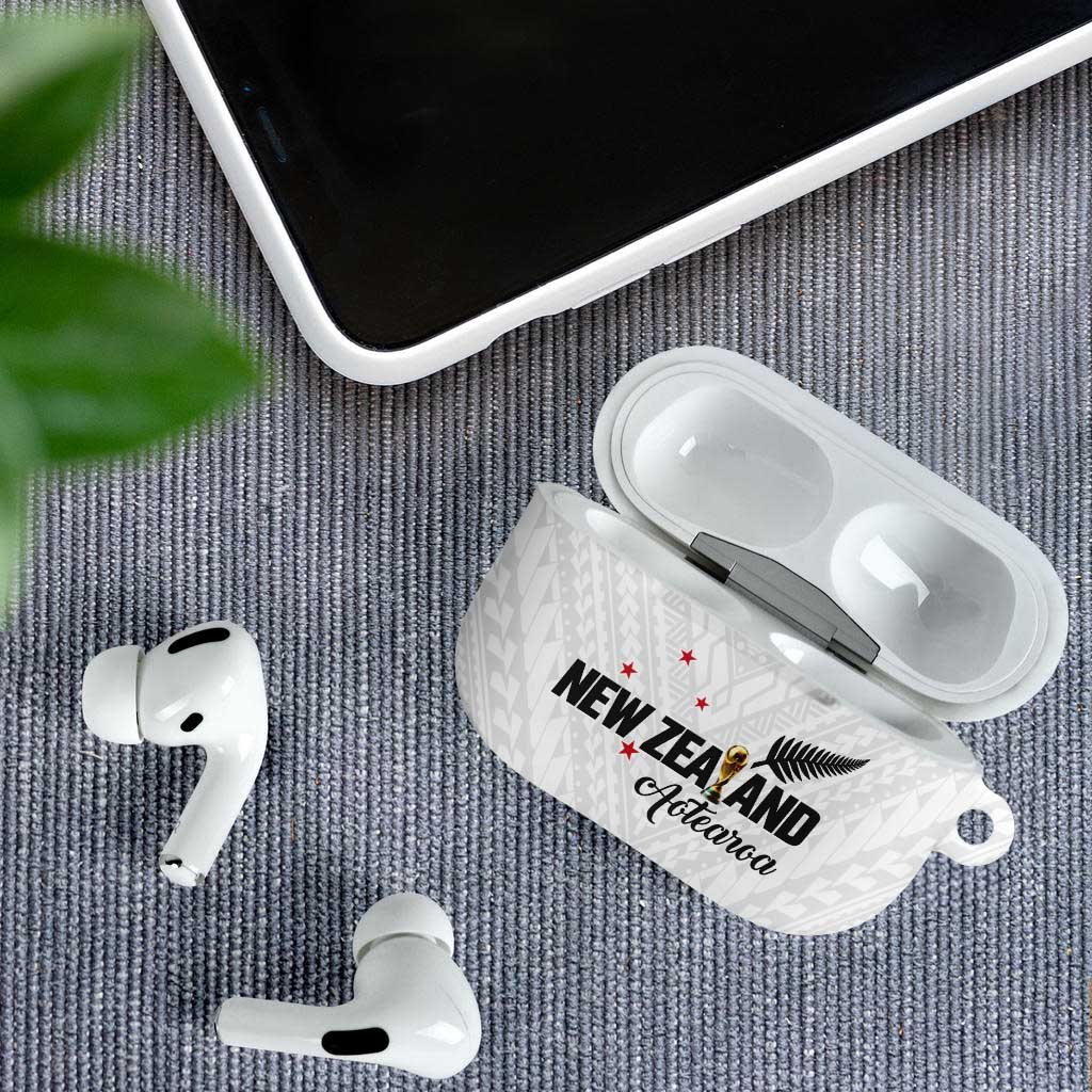 Football New Zealand AirPods Case Aotearoa United White Version - Polynesian Pride