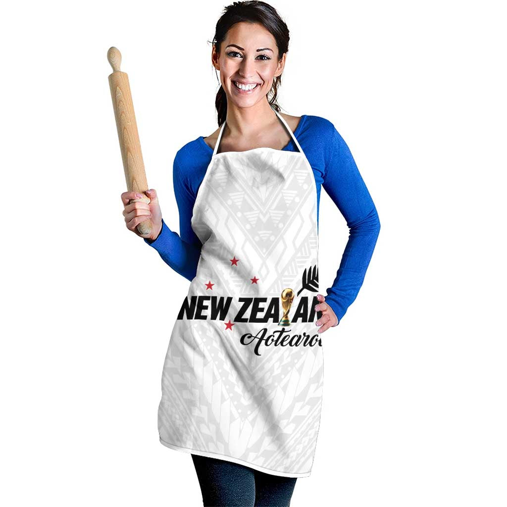 Football New Zealand Apron Aotearoa United White Version - Polynesian Pride