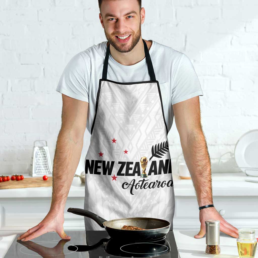 Football New Zealand Apron Aotearoa United White Version - Polynesian Pride