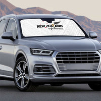 Football New Zealand Auto Sun Shade Aotearoa United White Version - Polynesian Pride