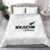 Football New Zealand Bedding Set Aotearoa United White Version - Polynesian Pride