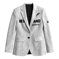 Custom Football New Zealand Blazer Aotearoa United White Version - Polynesian Pride