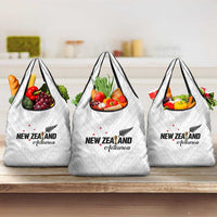 Football New Zealand Grocery Bag Aotearoa United White Version - Polynesian Pride