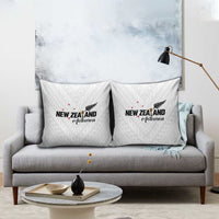 Football New Zealand Pillow Cover Aotearoa United White Version - Polynesian Pride