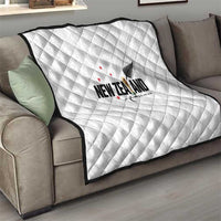 Football New Zealand Quilt Aotearoa United White Version - Polynesian Pride