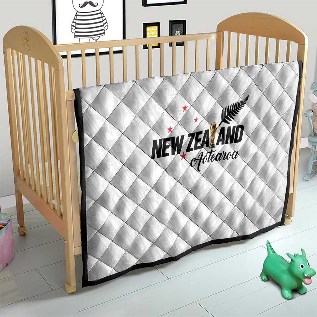 Football New Zealand Quilt Aotearoa United White Version - Polynesian Pride