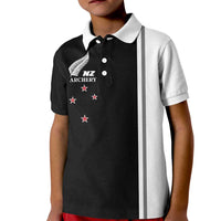 Personalised New Zealand 2025 Archery Basic Kid Polo Shirt Archery NZ