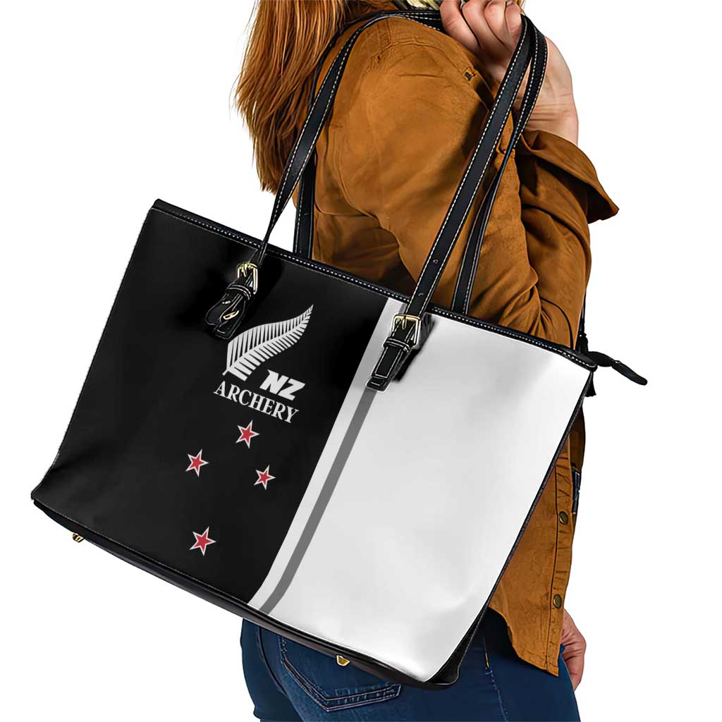New Zealand 2025 Archery Basic Leather Tote Bag Archery NZ LT01 - Polynesian Pride