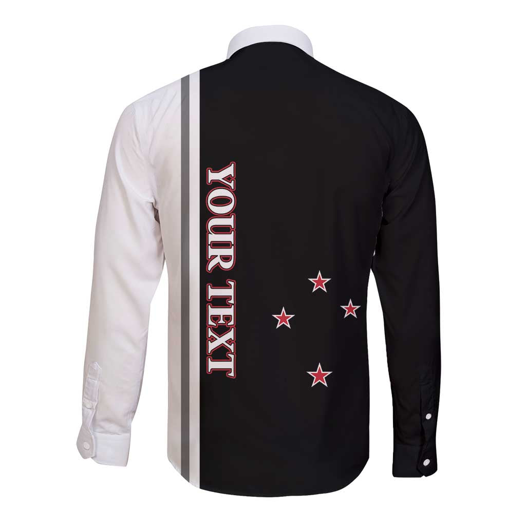 Personalised New Zealand 2025 Archery Basic Long Sleeve Button Shirt Archery NZ LT01 - Polynesian Pride
