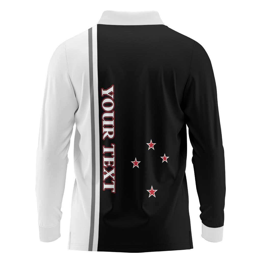 Personalised New Zealand 2025 Archery Basic Long Sleeve Polo Shirt Archery NZ