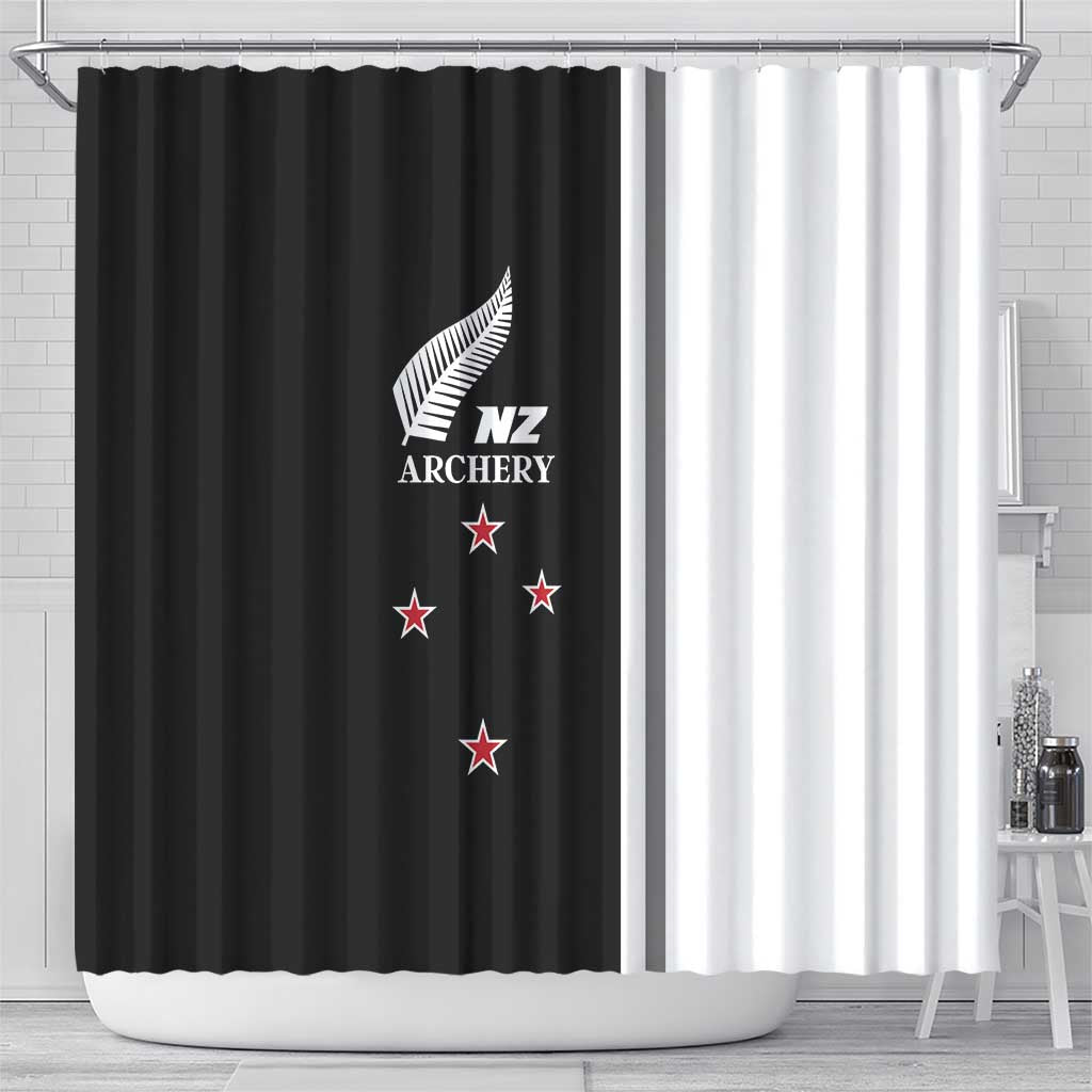 New Zealand 2025 Archery Basic Shower Curtain Archery NZ LT01 - Polynesian Pride