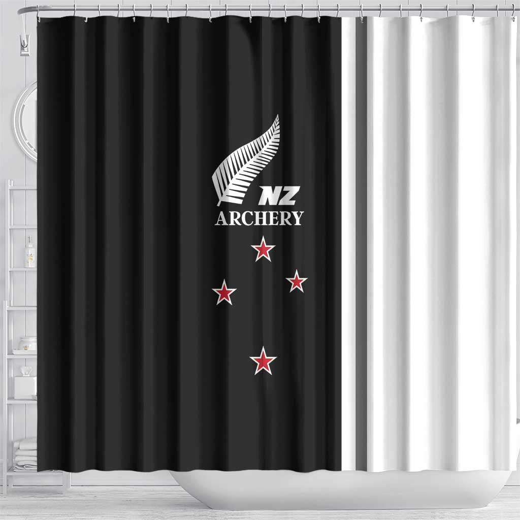 New Zealand 2025 Archery Basic Shower Curtain Archery NZ LT01 - Polynesian Pride
