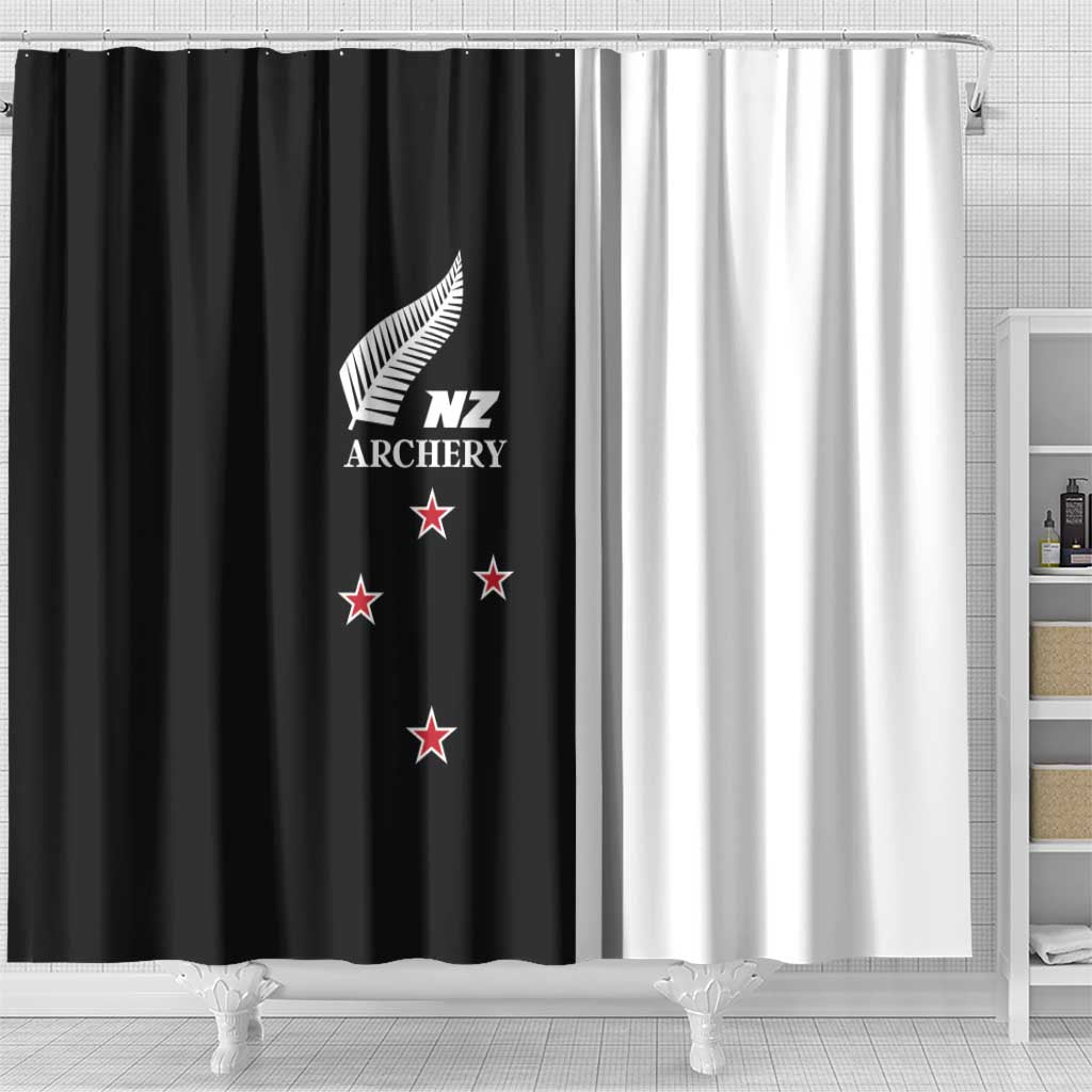 New Zealand 2025 Archery Basic Shower Curtain Archery NZ LT01 - Polynesian Pride