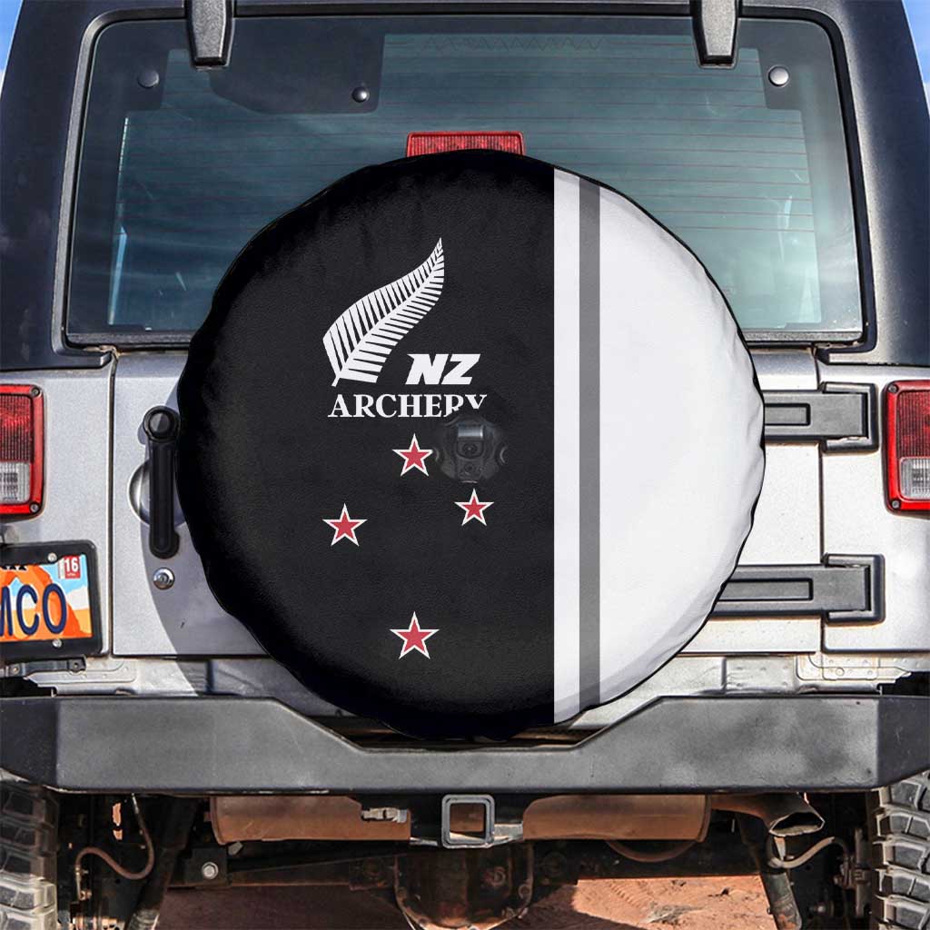 New Zealand 2025 Archery Basic Spare Tire Cover Archery NZ LT01 Black - Polynesian Pride