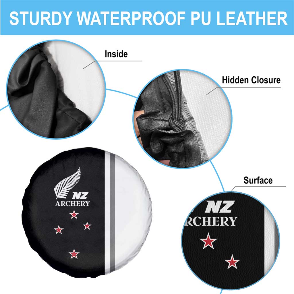 New Zealand 2025 Archery Basic Spare Tire Cover Archery NZ LT01 - Polynesian Pride