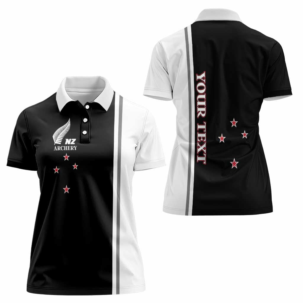 Personalised New Zealand 2025 Archery Basic Women Polo Shirt Archery NZ