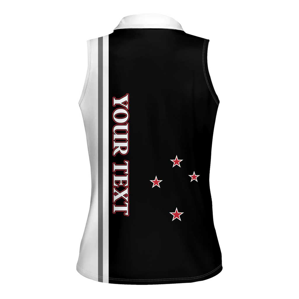 Personalised New Zealand 2025 Archery Basic Women Sleeveless Polo Shirt Archery NZ