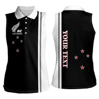 Personalised New Zealand 2025 Archery Basic Women Sleeveless Polo Shirt Archery NZ
