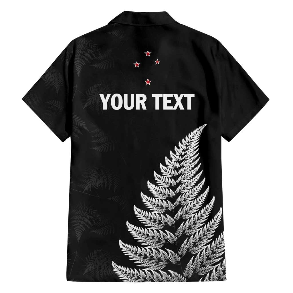 Personalised New Zealand 2025 Archery Family Matching Tank Maxi Dress and Hawaiian Shirt Aotearoa Silver Arrows Black