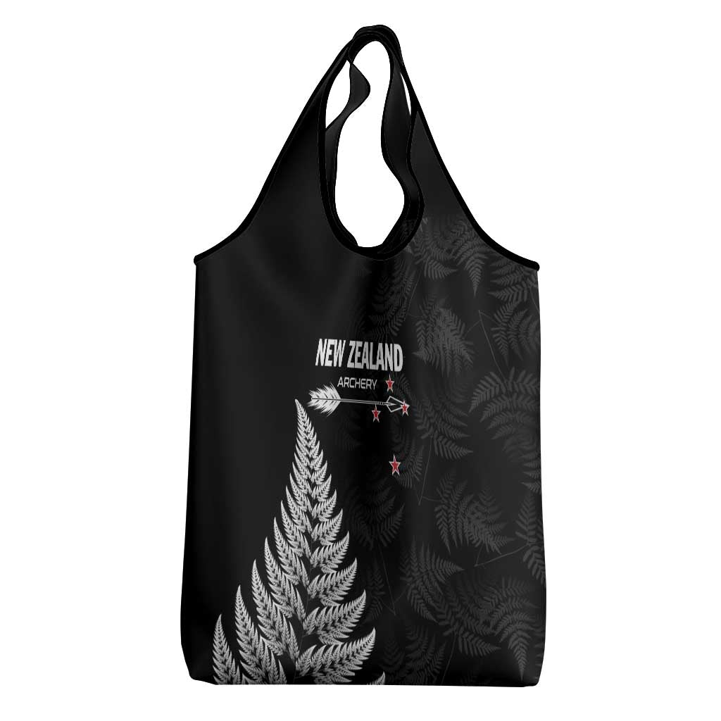 New Zealand 2025 Archery Grocery Bag Aotearoa Silver Arrows Black