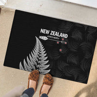 New Zealand 2025 Archery Rubber Doormat Aotearoa Silver Arrows Black