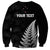 Personalised New Zealand 2025 Archery Sweatshirt Aotearoa Silver Arrows Black