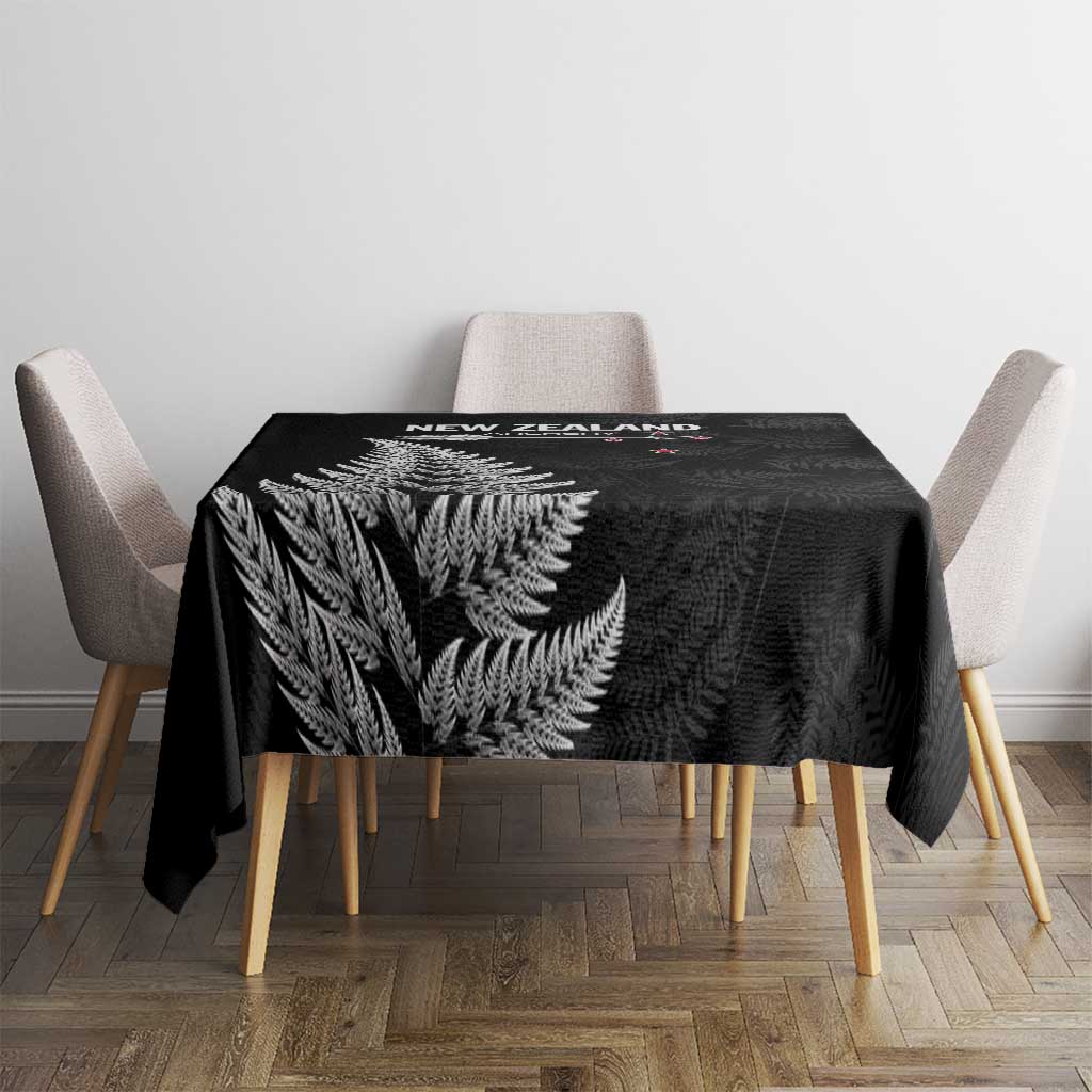 New Zealand 2025 Archery Tablecloth Aotearoa Silver Arrows Black